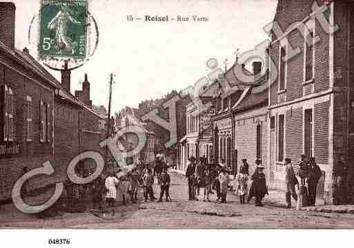 Ville de ROISEL, carte postale ancienne