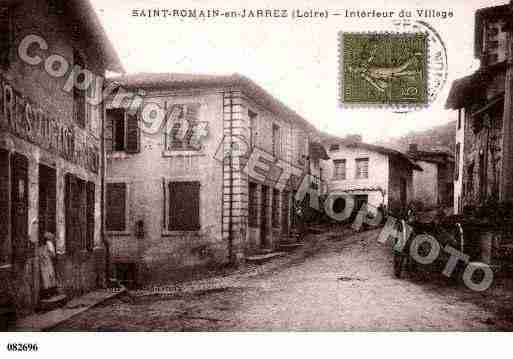 Ville de SAINTROMAINENJAREZ, carte postale ancienne