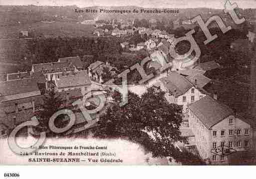 Ville de SAINTESUZANNE, carte postale ancienne