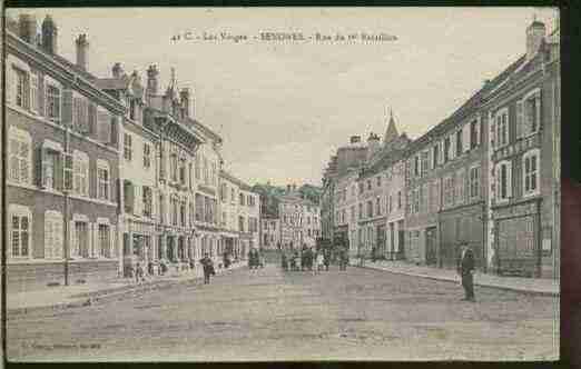 Ville de SENONES, carte postale ancienne