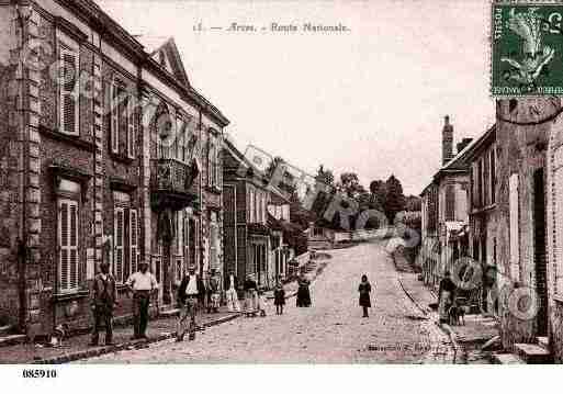 Ville de ARCES, carte postale ancienne