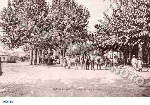 Ville de BANDOL, carte postale ancienne