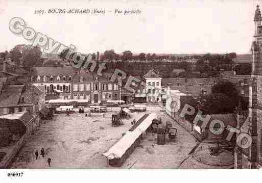 Ville de BOURGACHARD, carte postale ancienne