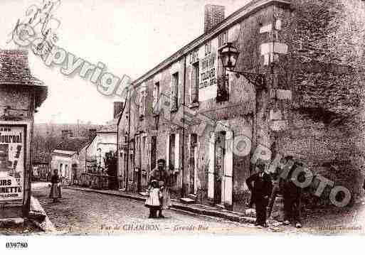 Ville de CHAMBONSURCISSE, carte postale ancienne