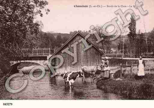 Ville de CHAMBONSURCISSE, carte postale ancienne