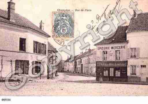 Ville de CHAMPLAN, carte postale ancienne