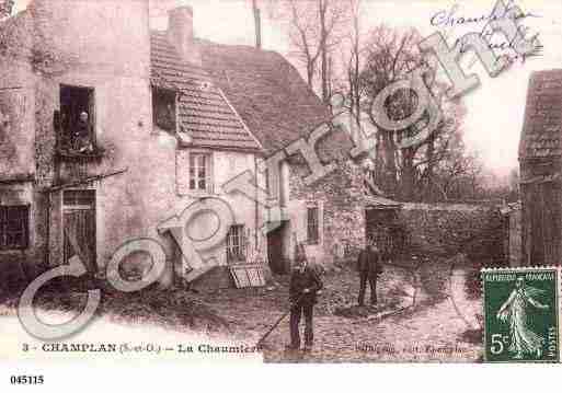 Ville de CHAMPLAN, carte postale ancienne