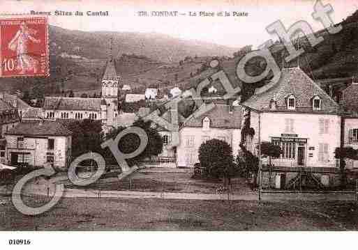 Ville de CONDAT, carte postale ancienne