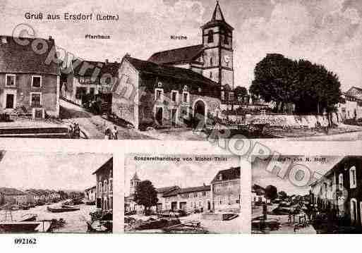 Ville de ERSTROFF, carte postale ancienne