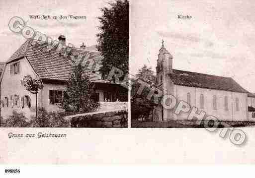 Ville de GEISHOUSE, carte postale ancienne