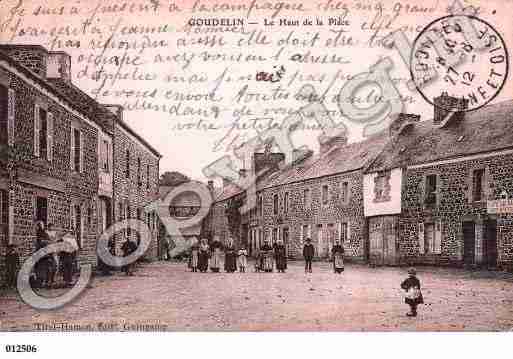 Ville de GOUDELIN, carte postale ancienne