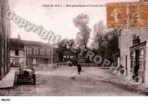 Ville de JOUY, carte postale ancienne