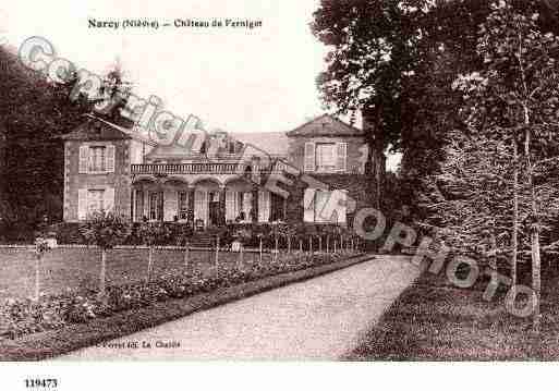 Ville de NARCY, carte postale ancienne