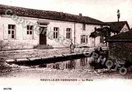 Ville de NEUVILLEENVERDUNOIS, carte postale ancienne