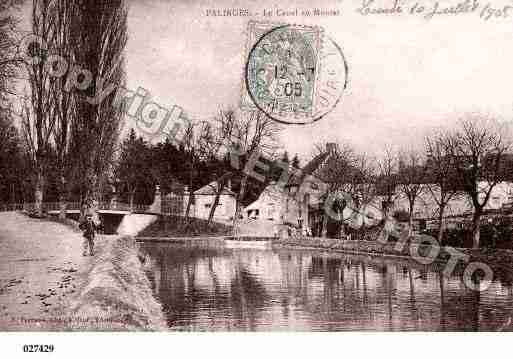 Ville de PALINGES, carte postale ancienne