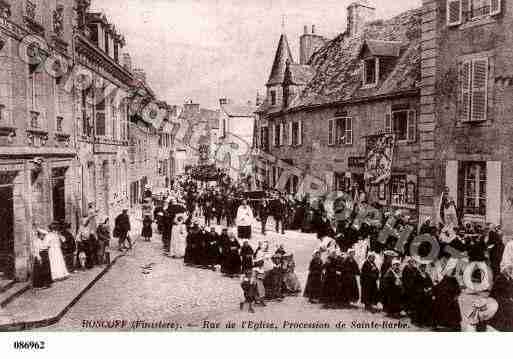 Ville de ROSCOFF, carte postale ancienne