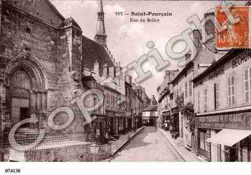 Ville de SAINTPOURCAINSURSIOULE, carte postale ancienne