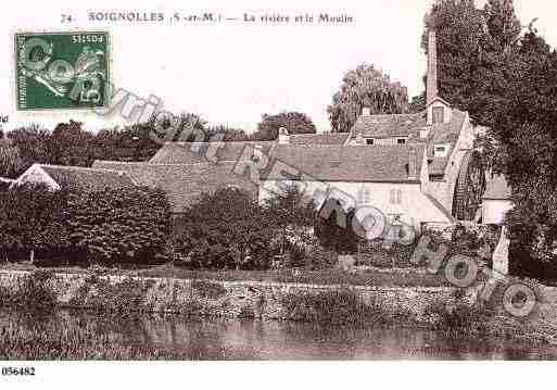 Ville de SOIGNOLLESENBRIE, carte postale ancienne