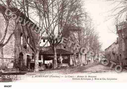 Ville de AUBIGNAN, carte postale ancienne