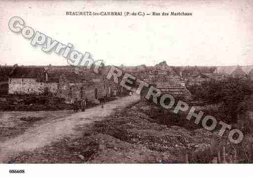 Ville de BEAUMETZLESCAMBRAI, carte postale ancienne