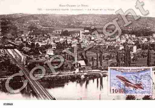 Ville de CAPDENACGARE, carte postale ancienne