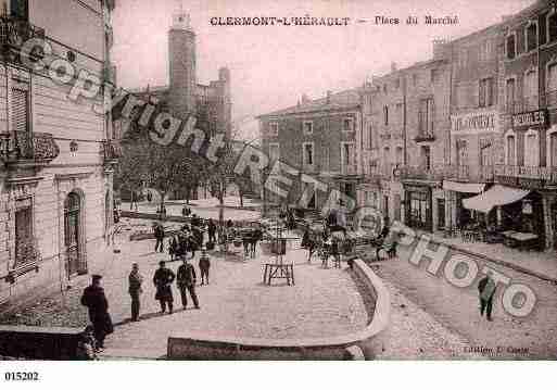 Ville de CLERMONTL'HERAULT, carte postale ancienne