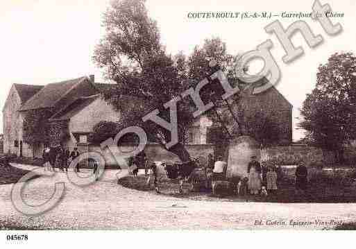 Ville de COUTEVROULT, carte postale ancienne