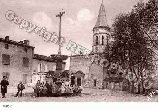 Ville de DOURGNE, carte postale ancienne