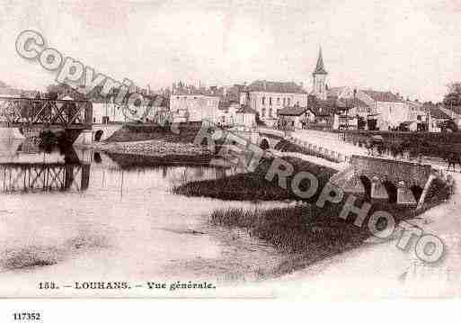 Ville de LOUHANS, carte postale ancienne