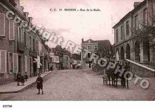 Ville de MONEIN, carte postale ancienne