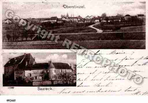 Ville de OBERSTINZEL, carte postale ancienne