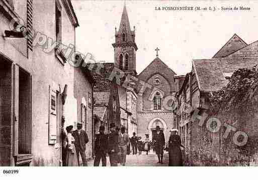 Ville de POSSONNIERE(LA), carte postale ancienne