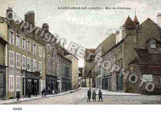 Ville de SAINTJEANDELOSNE, carte postale ancienne