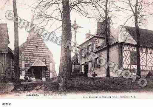 Ville de THIEUX, carte postale ancienne