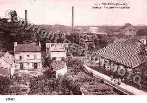 Ville de VILLENOY, carte postale ancienne