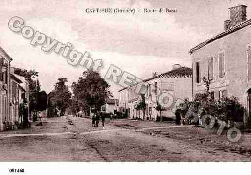 Ville de CAPTIEUX, carte postale ancienne