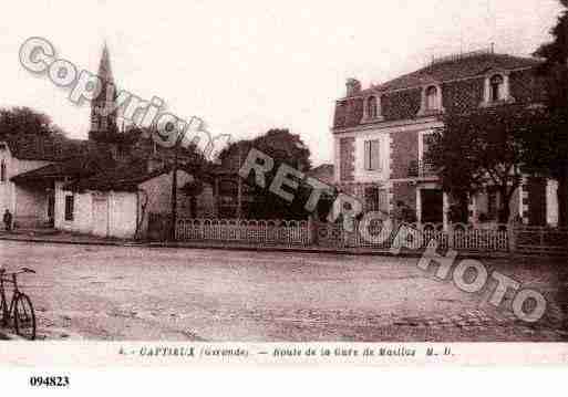 Ville de CAPTIEUX, carte postale ancienne