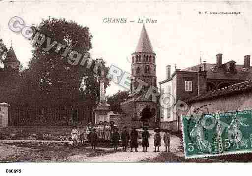 Ville de CHANES, carte postale ancienne