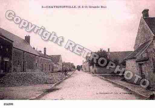 Ville de CHATIGNONVILLE, carte postale ancienne