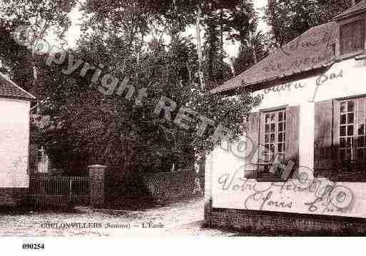 Ville de COULONVILLERS, carte postale ancienne