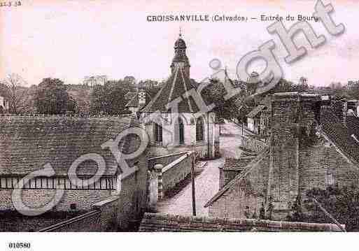 Ville de CROISSANVILLE, carte postale ancienne