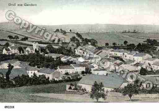 Ville de GANDREN, carte postale ancienne