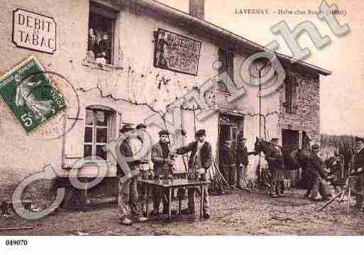 Ville de LAVERNAY, carte postale ancienne