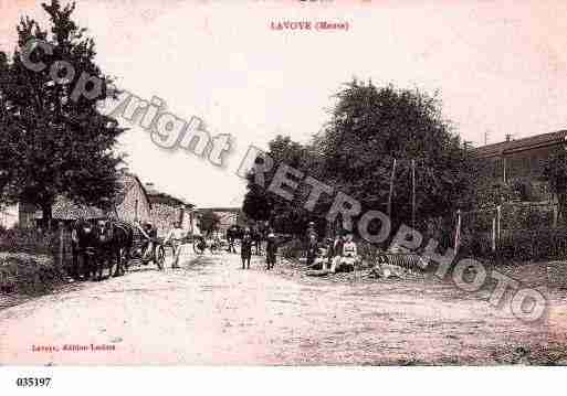 Ville de LAVOYE, carte postale ancienne