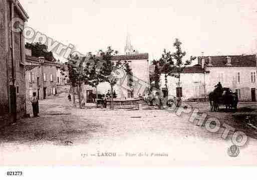 Ville de LAXOU, carte postale ancienne