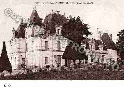 Ville de LOCHES, carte postale ancienne