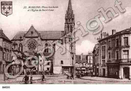 Ville de MOULINS, carte postale ancienne