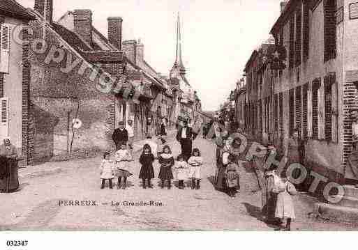 Ville de PERREUX, carte postale ancienne