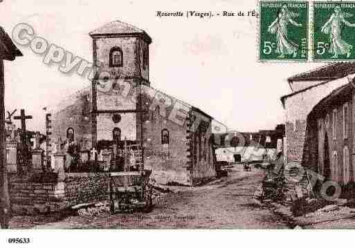 Ville de ROZEROTTE, carte postale ancienne