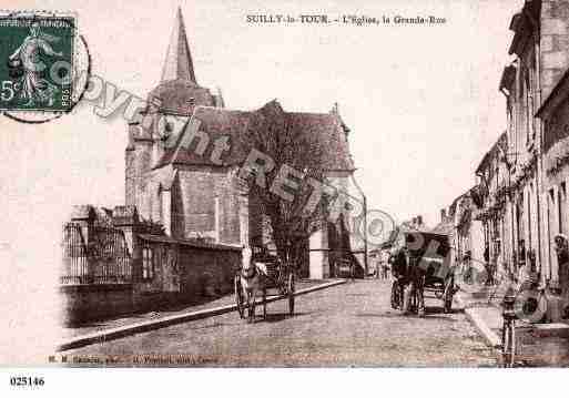 Ville de SUILLYLATOUR, carte postale ancienne